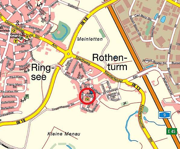 Stadtplan Feuerwehr Rothenturm Stadtplan Feuerwehr Rothenturm