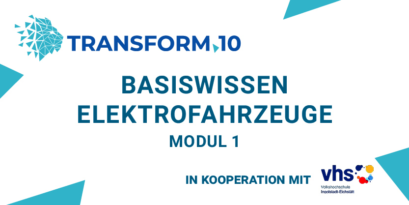 Logo Transform.10 Schulung E-Fahrzeuge Modul 1