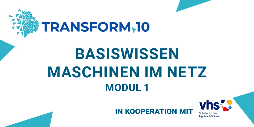 Logo transform.10 Schulung Maschinen Modul 1