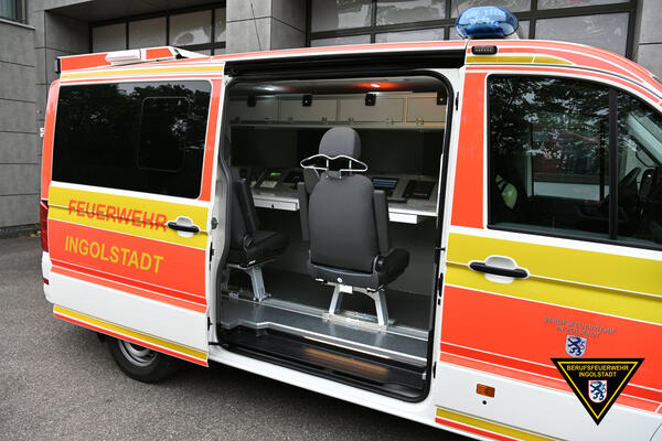 Einsatzleitwagen (ELW1) Innenansicht