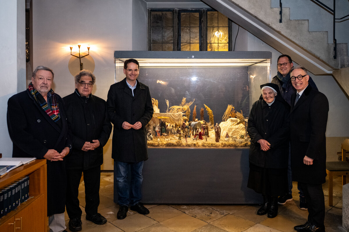 Erffnung des Krippenwegs in St. Matthus