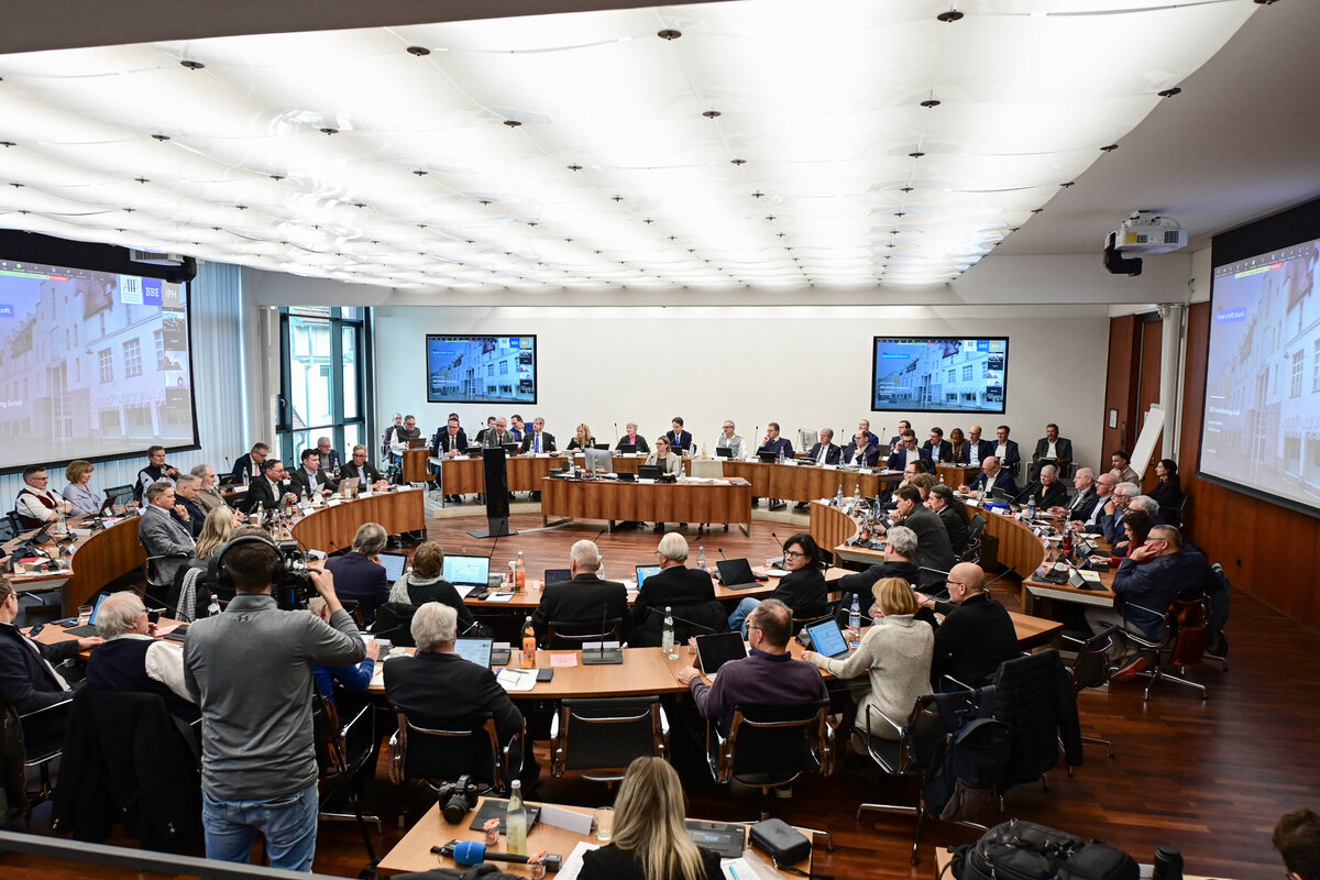 Stadtratssitzung im Gro&szlig;en Sitzungssaal