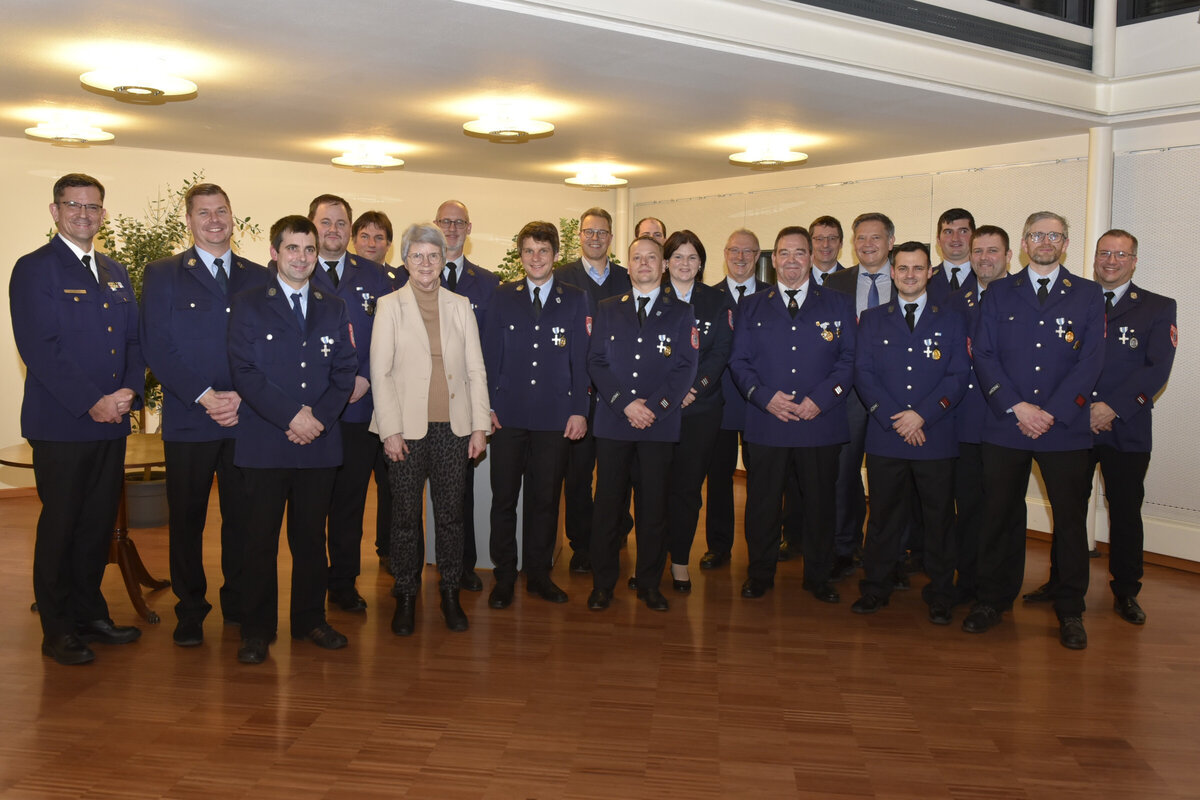 Ehrung Freiwillige Feuerwehr