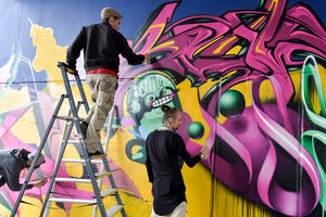 Bild vergrößern: Deutschlands größter Treffpunkt für Graffiti-Sprayer liegt in Ingolstadt