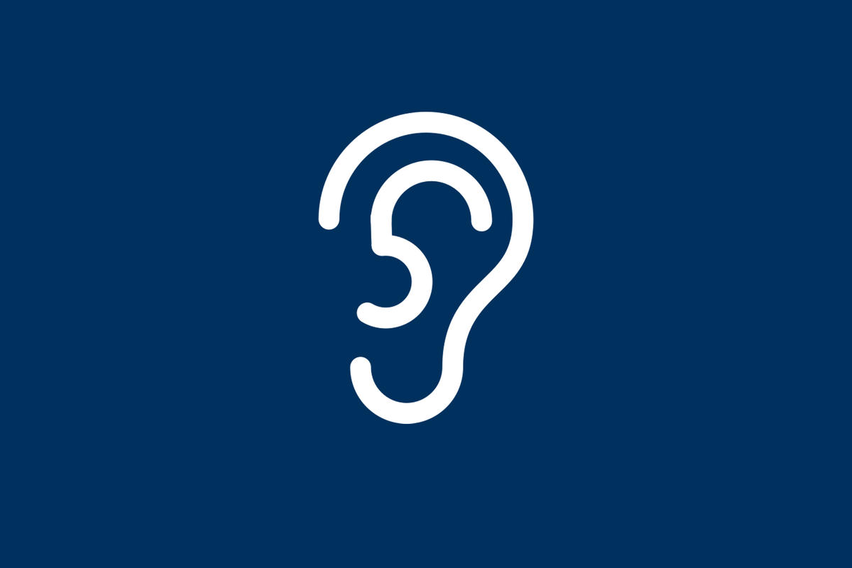 Hörbehinderung - Icon - Symbolbild Ohr