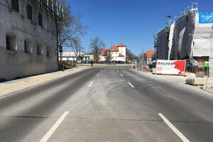 Bild vergrößern: Umbauarbeiten Roßmühlstraße / Esplanade