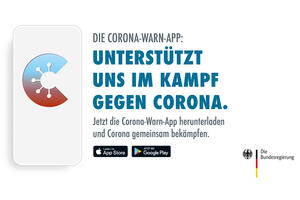 Bild vergrößern: Corona-Warn-App der Bundesregierung