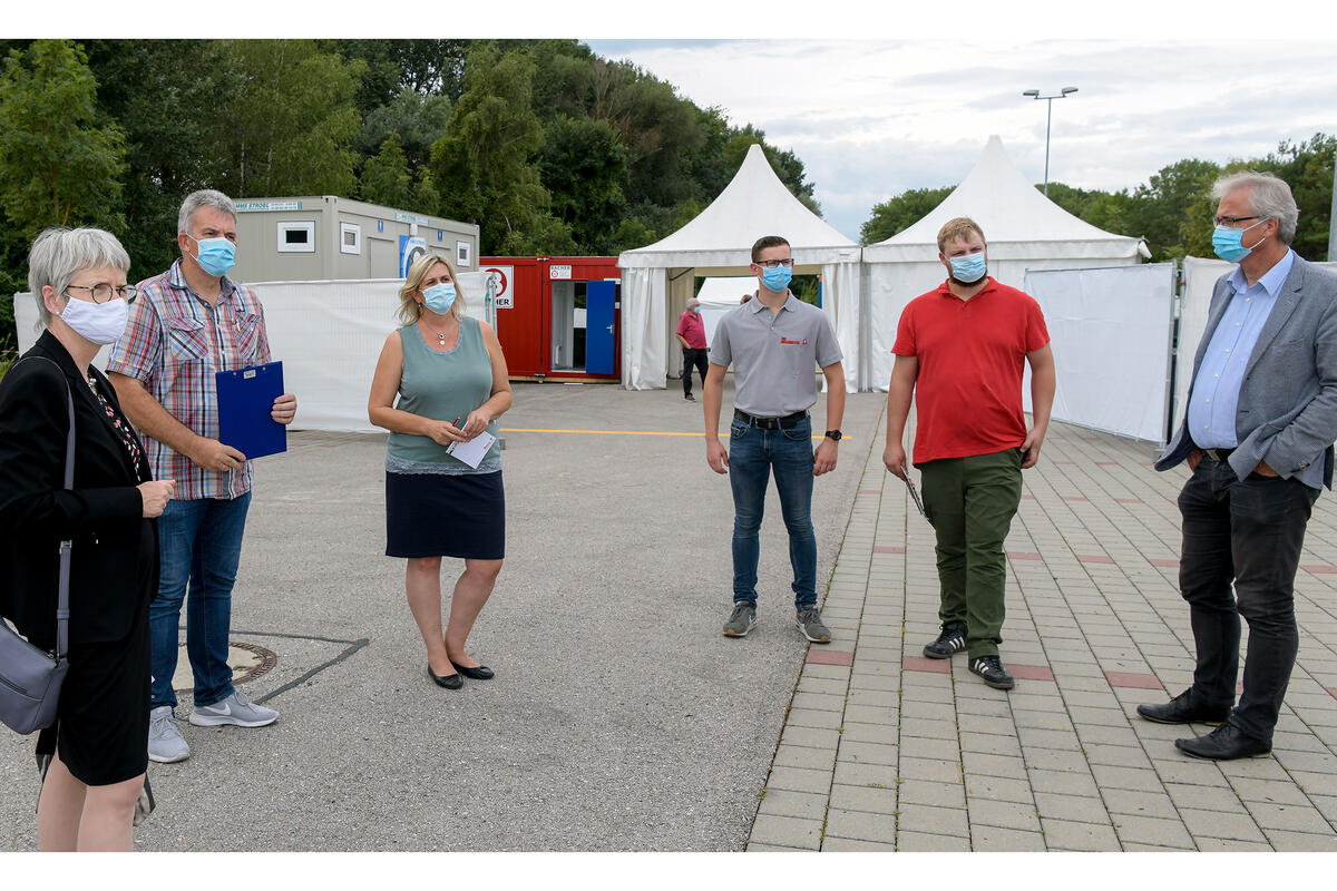 corona testzentrum geht wieder in betrieb