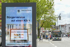 Digitale Werbemöglichkeit (City Screen)