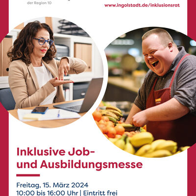 Bild vergrößern: Inklusive Jobmesse - Plakat (2)