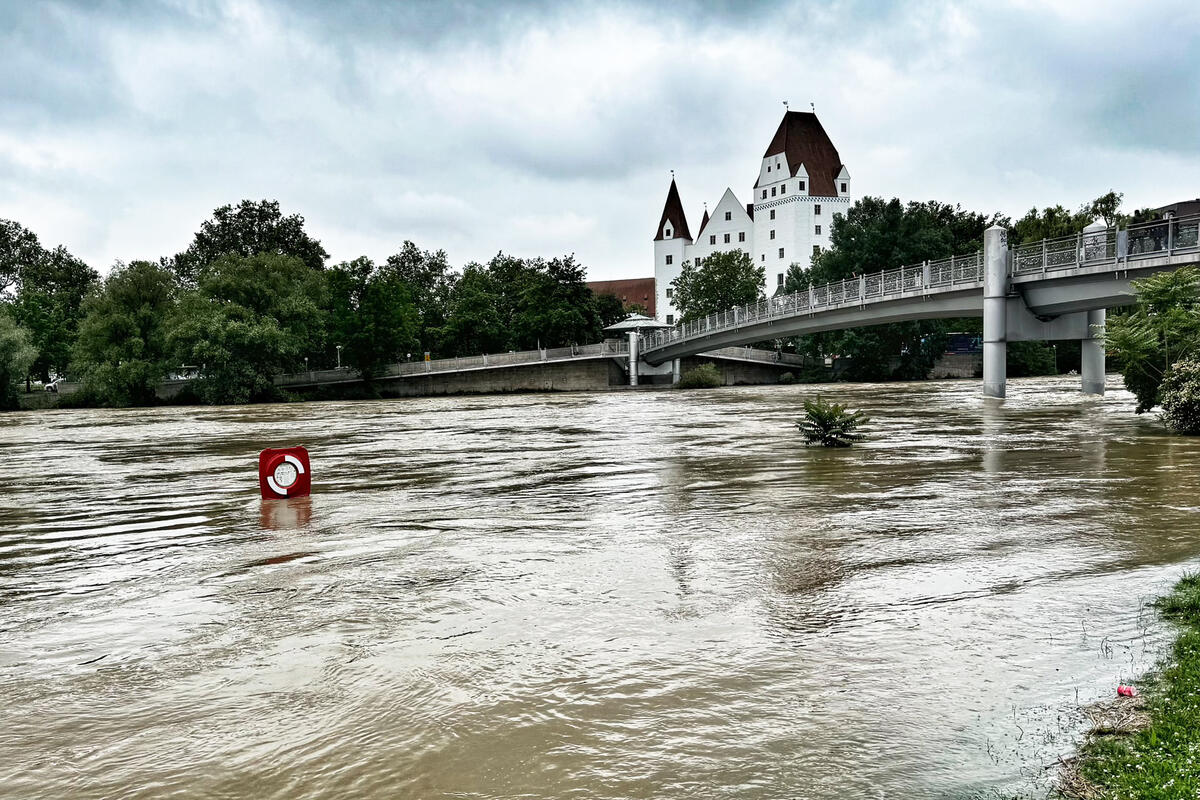 Hochwasser 2024 - Donaubühne