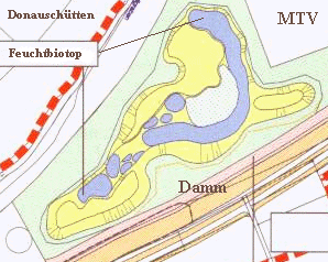 Plan der Biotope. Foto: KS