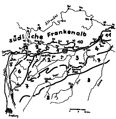 Naturrumliche Gliederung. Zeichnung: Niedermeier