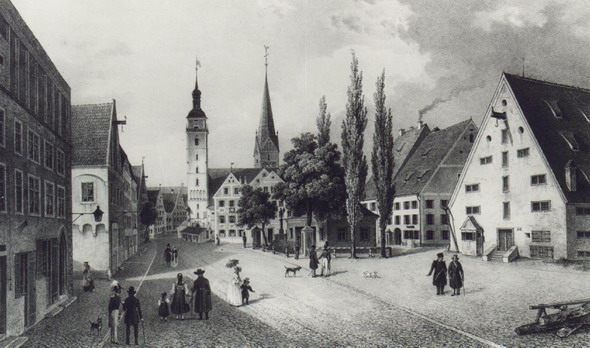 Rathausplatz. Foto: Stadtarchiv Ingolstadt